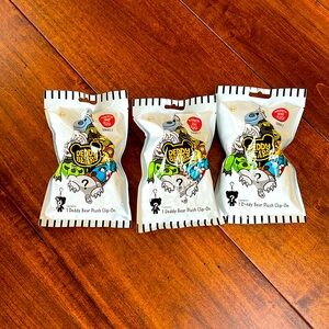 3 NWT Blind Bags of Deddy Bears Plush Clip-On